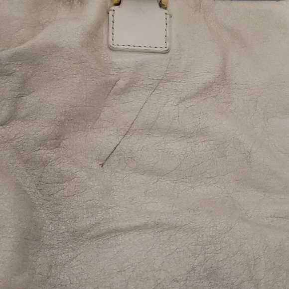 Used White Tory Burch Crossbody Tote - Picture 4 of 7